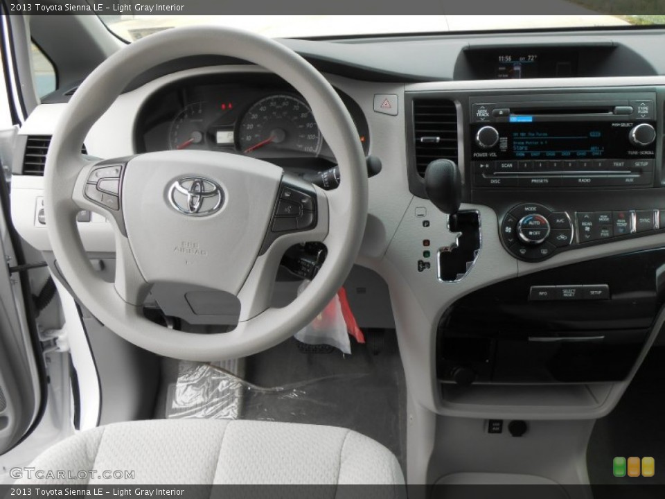 Light Gray Interior Dashboard for the 2013 Toyota Sienna LE #77526032