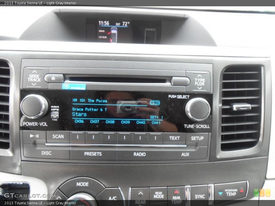 Light Gray Interior Audio System for the 2013 Toyota Sienna LE #77526092
