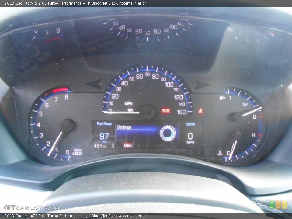 Jet Black/Jet Black Accents Interior Gauges for the 2013 Cadillac ATS 2.0L Turbo Performance #77526275