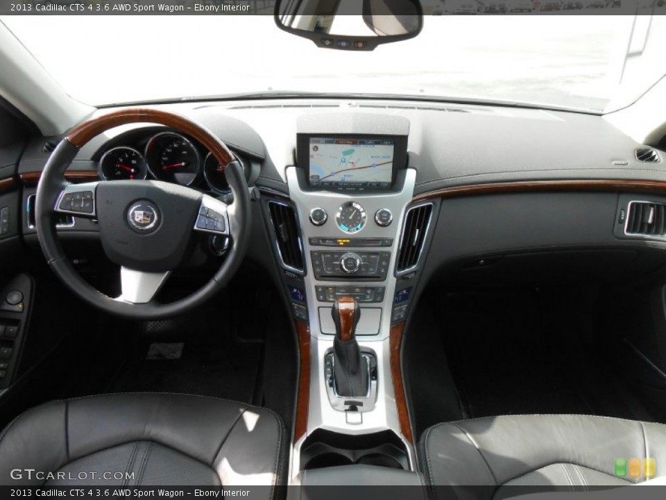 Ebony Interior Dashboard for the 2013 Cadillac CTS 4 3.6 AWD Sport Wagon #77526587