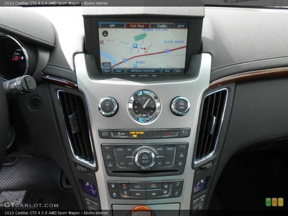 Ebony Interior Navigation for the 2013 Cadillac CTS 4 3.6 AWD Sport Wagon #77526635