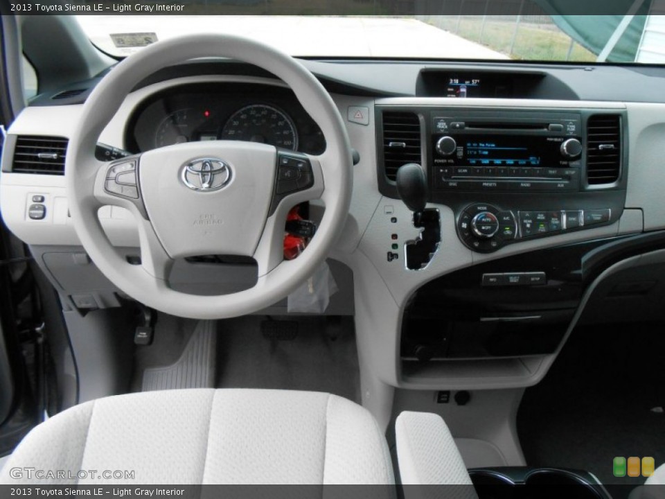 Light Gray Interior Dashboard for the 2013 Toyota Sienna LE #77526884