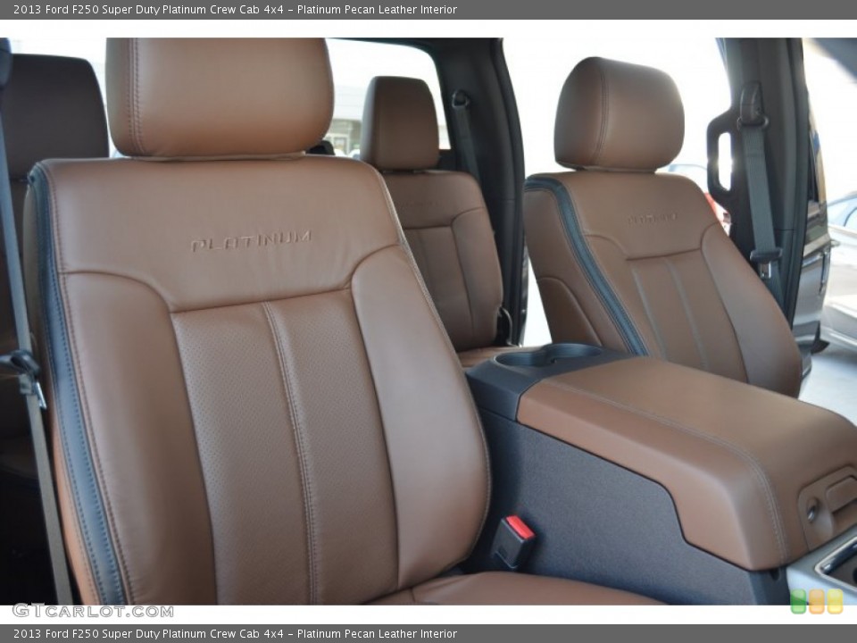 Platinum Pecan Leather Interior Photo for the 2013 Ford F250 Super Duty Platinum Crew Cab 4x4 #77528162