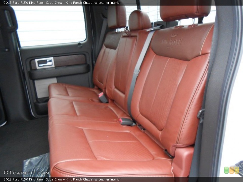 King Ranch Chaparral Leather Interior Rear Seat for the 2013 Ford F150 King Ranch SuperCrew #77528573