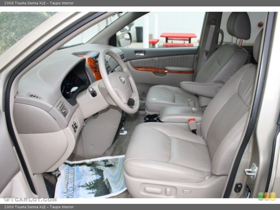 Taupe Interior Photo for the 2009 Toyota Sienna XLE #77530527