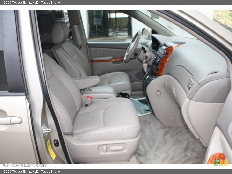 Taupe Interior Front Seat for the 2009 Toyota Sienna XLE #77530658
