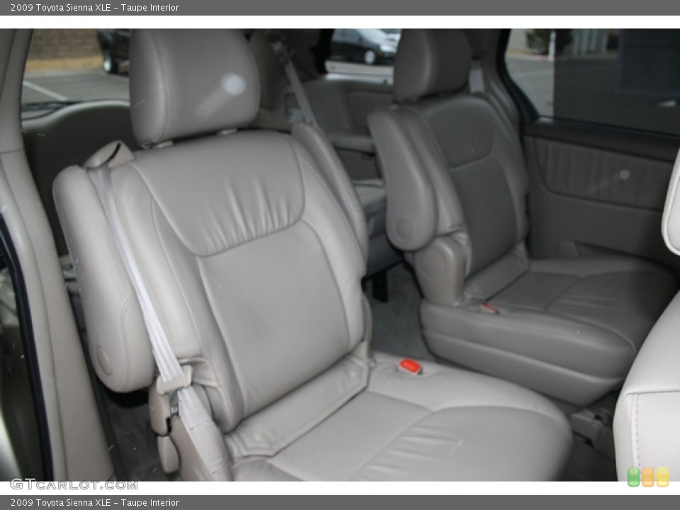 Taupe Interior Rear Seat for the 2009 Toyota Sienna XLE #77530731