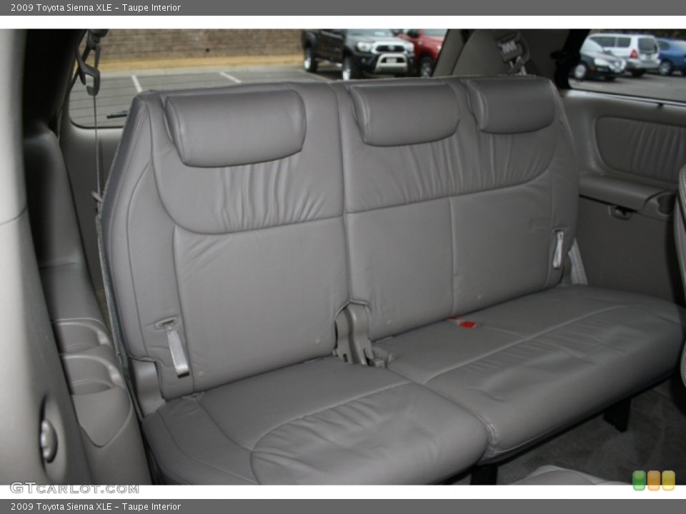 Taupe Interior Rear Seat for the 2009 Toyota Sienna XLE #77530772
