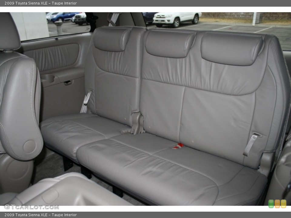 Taupe Interior Rear Seat for the 2009 Toyota Sienna XLE #77530790