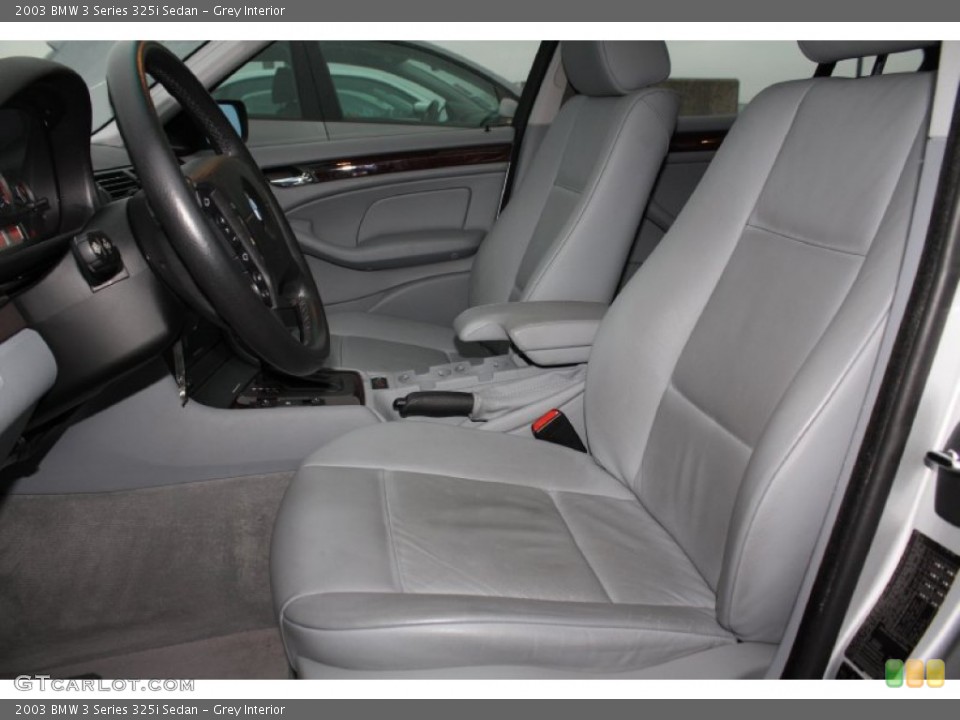 Grey Interior Front Seat for the 2003 BMW 3 Series 325i Sedan #77530808