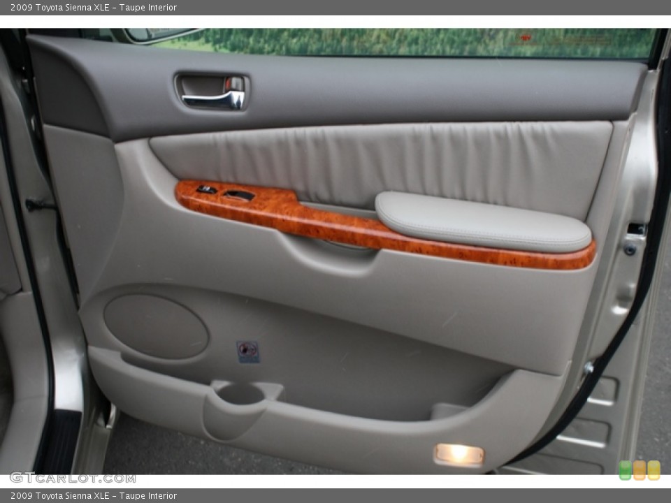 Taupe Interior Door Panel for the 2009 Toyota Sienna XLE #77530844