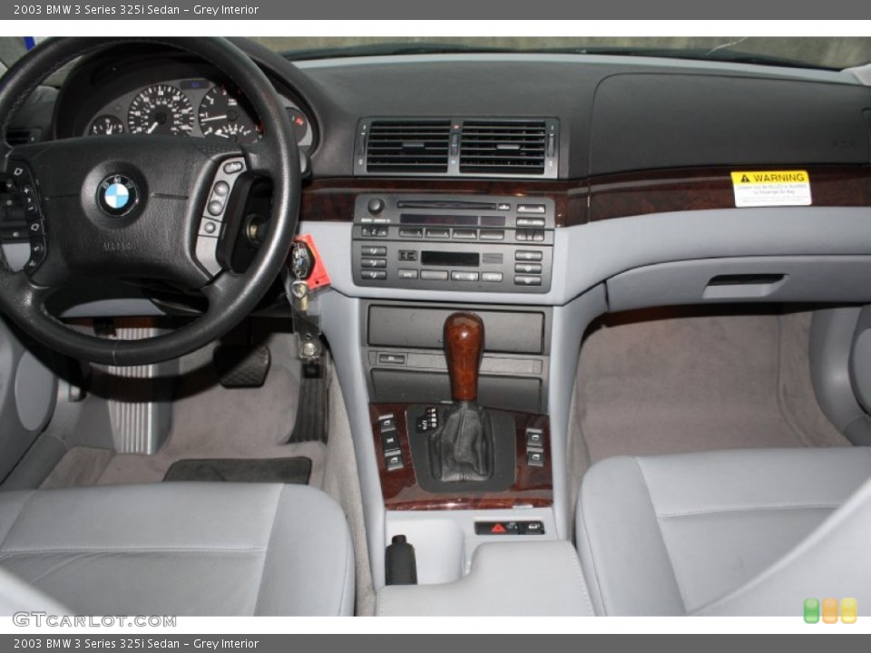 Grey Interior Dashboard for the 2003 BMW 3 Series 325i Sedan #77531095