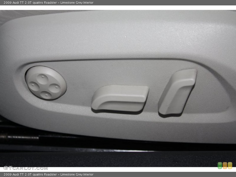 Limestone Grey Interior Controls for the 2009 Audi TT 2.0T quattro Roadster #77531610