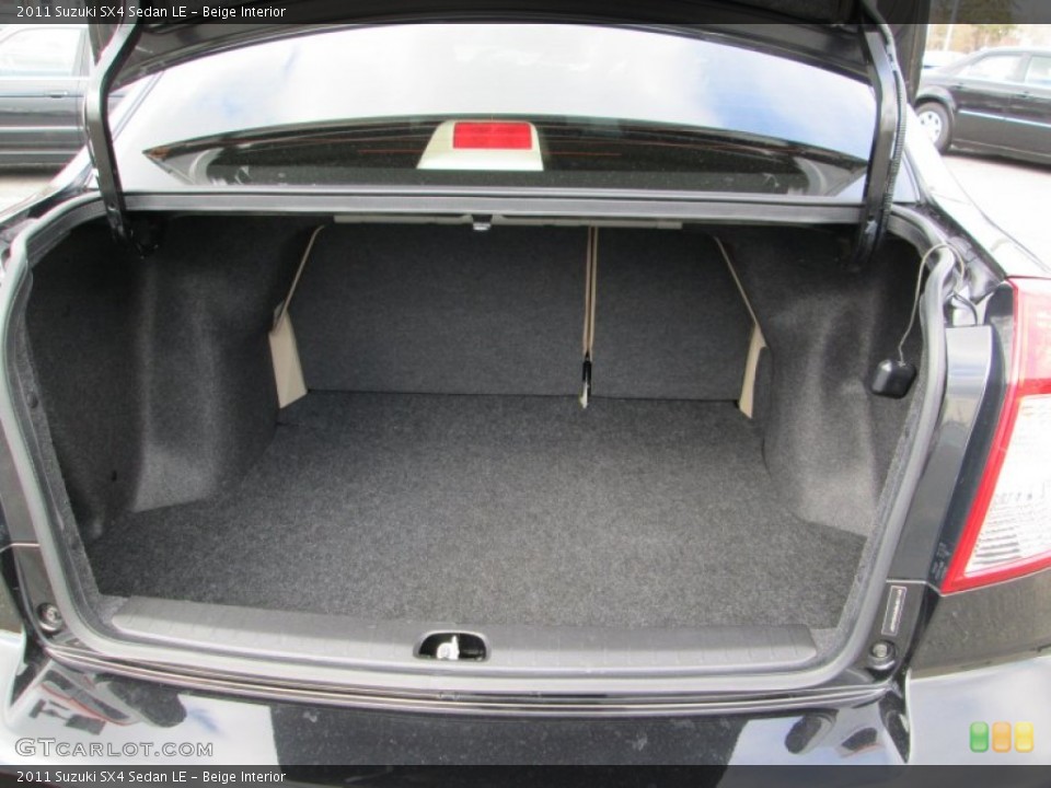 Beige Interior Trunk for the 2011 Suzuki SX4 Sedan LE #77532626