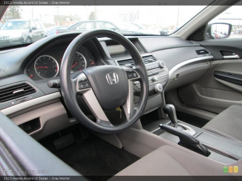 Gray Interior Dashboard for the 2011 Honda Accord LX Sedan #77533733