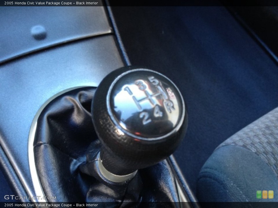 Black Interior Transmission for the 2005 Honda Civic Value Package Coupe #77533811