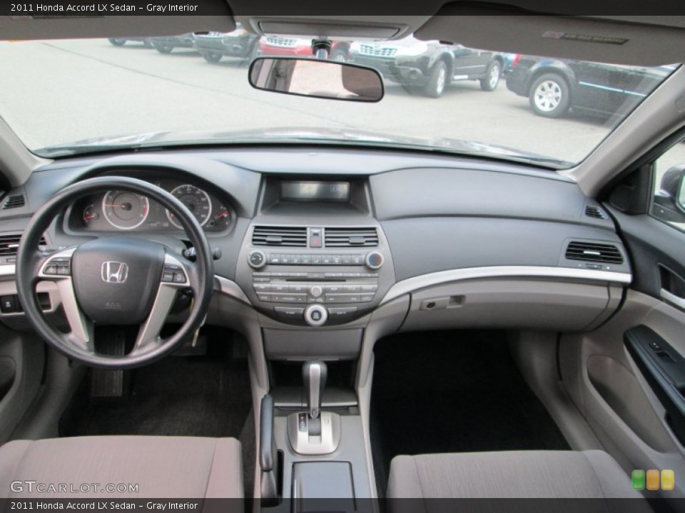 Gray Interior Dashboard for the 2011 Honda Accord LX Sedan #77533945