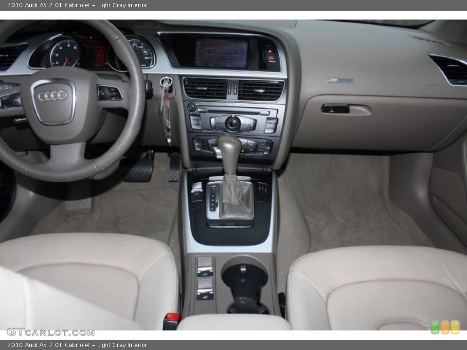 Light Gray Interior Dashboard for the 2010 Audi A5 2.0T Cabriolet #77534048