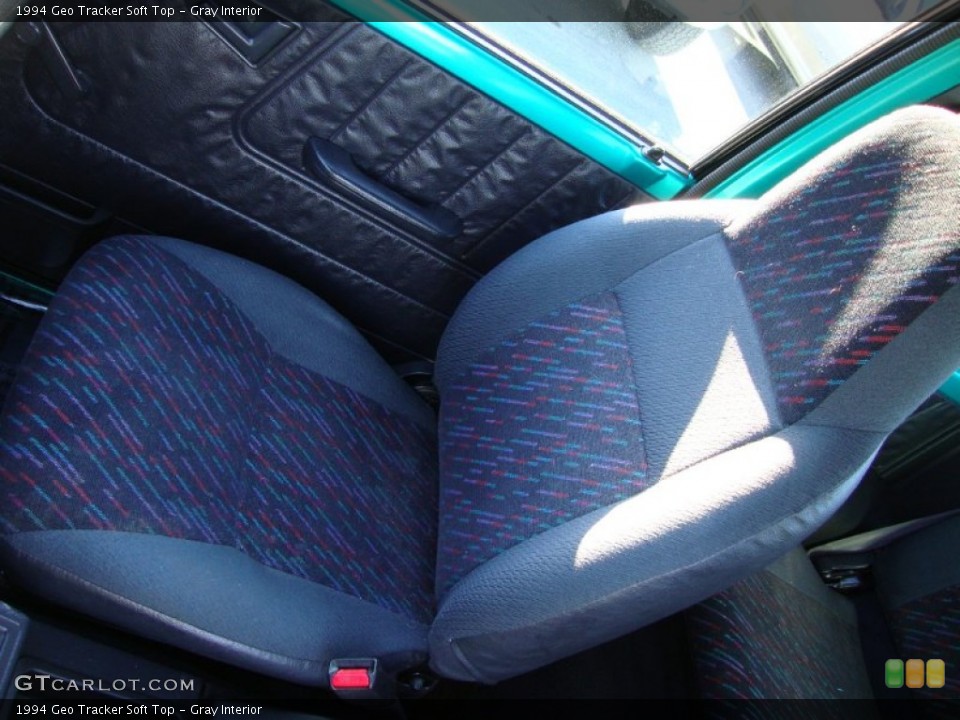 Gray Interior Front Seat for the 1994 Geo Tracker Soft Top #77534168