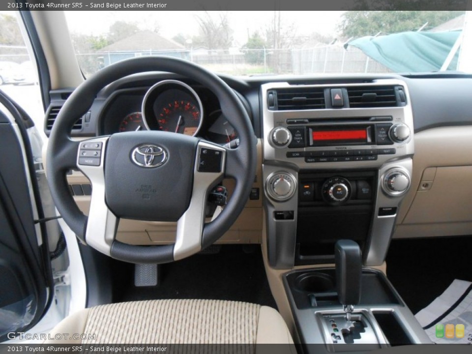 Sand Beige Leather Interior Dashboard for the 2013 Toyota 4Runner SR5 #77536472