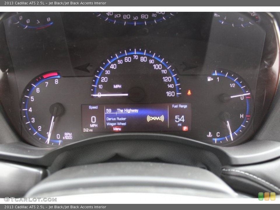 Jet Black/Jet Black Accents Interior Gauges for the 2013 Cadillac ATS 2.5L #77536505