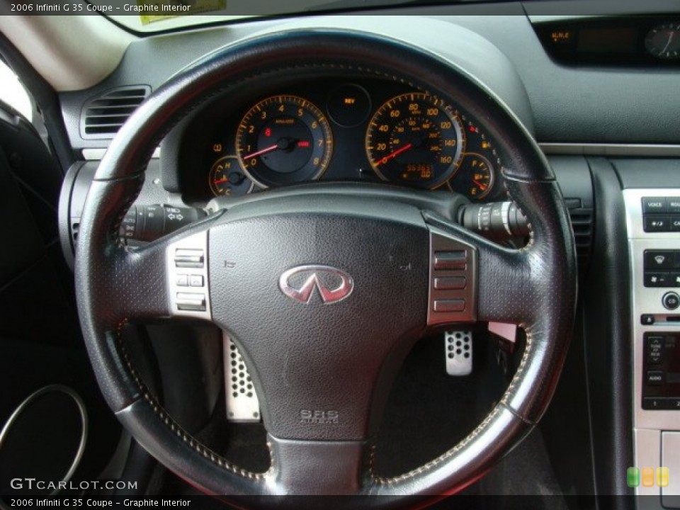 Graphite Interior Steering Wheel for the 2006 Infiniti G 35 Coupe #77536550