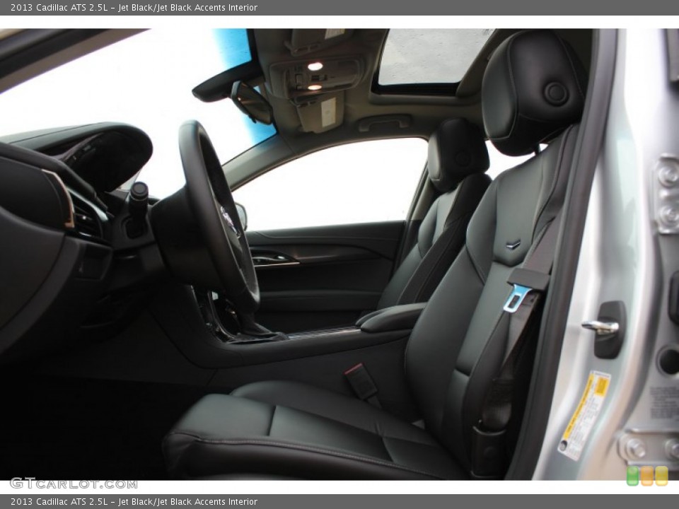 Jet Black/Jet Black Accents Interior Photo for the 2013 Cadillac ATS 2.5L #77536610