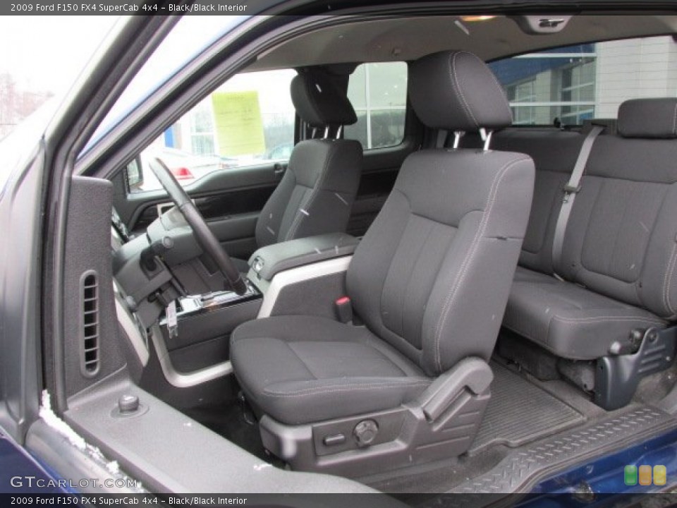 Black/Black Interior Photo for the 2009 Ford F150 FX4 SuperCab 4x4 #77537168