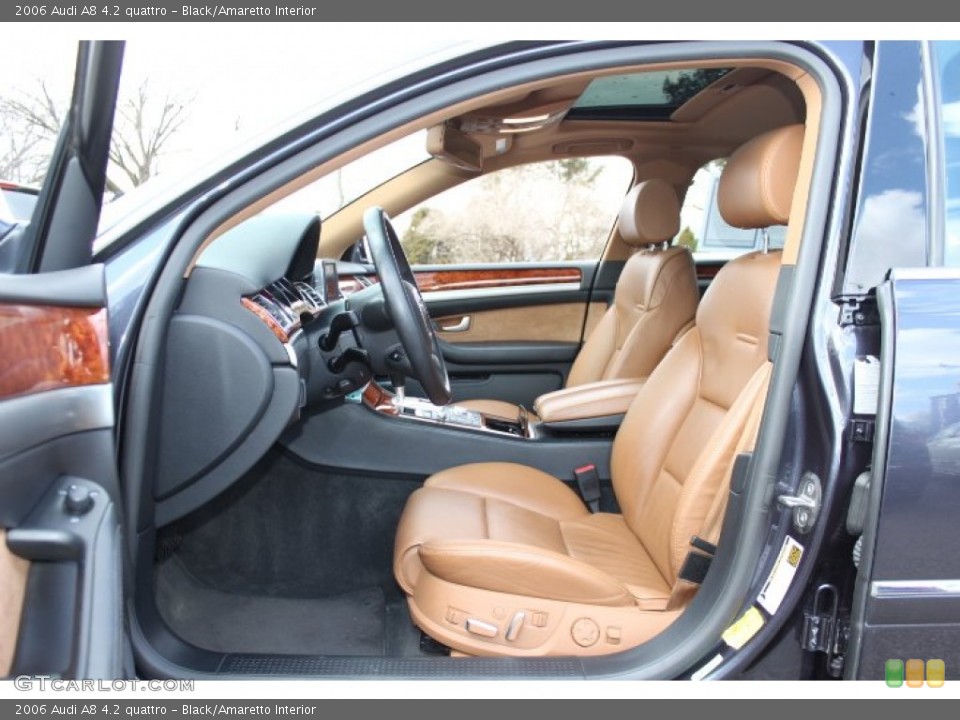 Black/Amaretto Interior Front Seat for the 2006 Audi A8 4.2 quattro #77537231