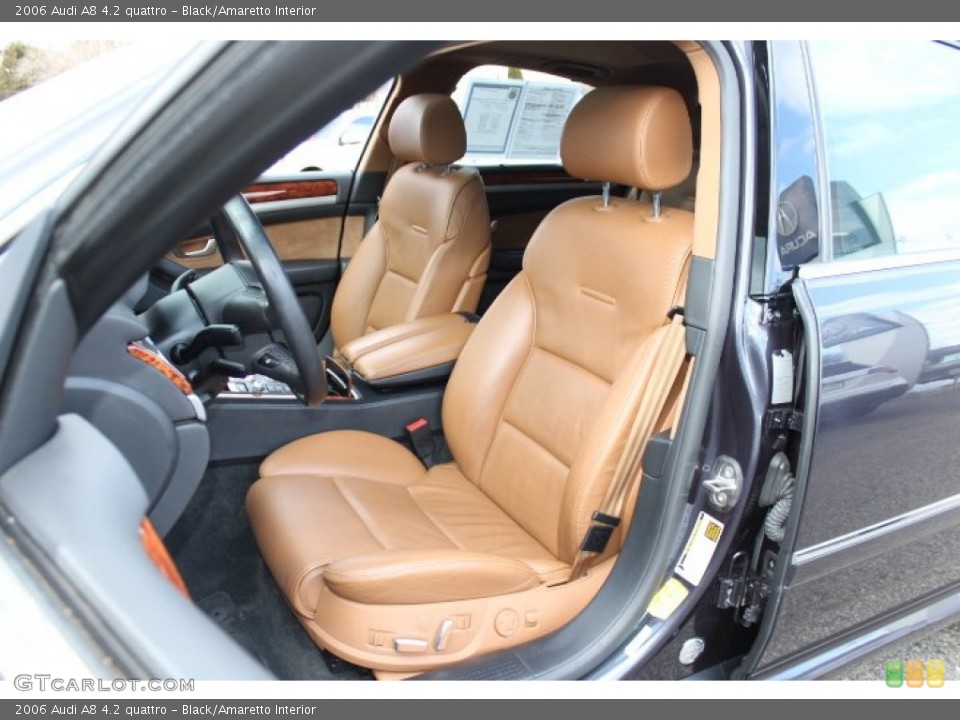 Black/Amaretto Interior Front Seat for the 2006 Audi A8 4.2 quattro #77537255