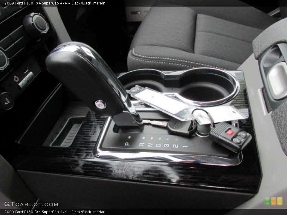 Black/Black Interior Transmission for the 2009 Ford F150 FX4 SuperCab 4x4 #77537275