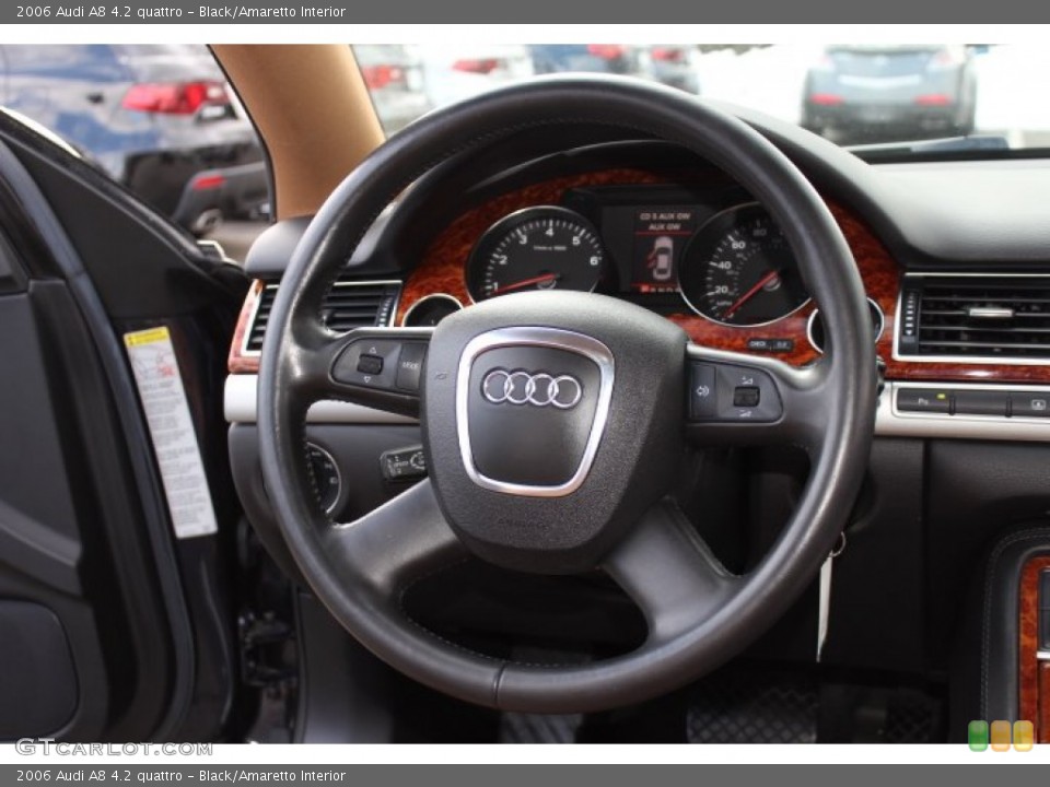 Black/Amaretto Interior Steering Wheel for the 2006 Audi A8 4.2 quattro #77537339