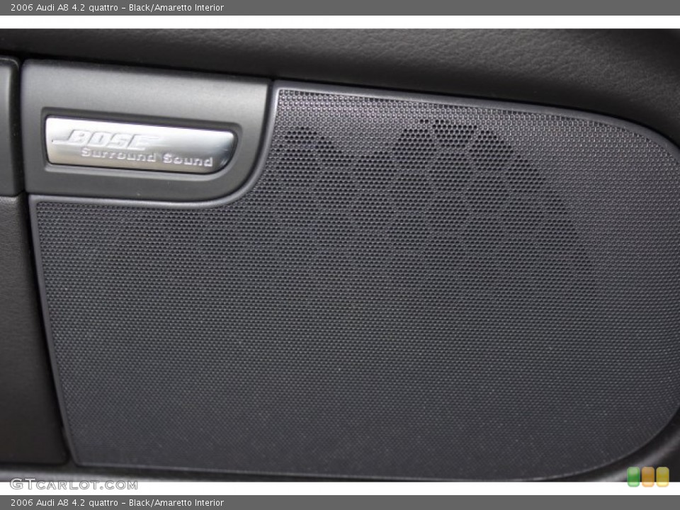 Black/Amaretto Interior Audio System for the 2006 Audi A8 4.2 quattro #77537429