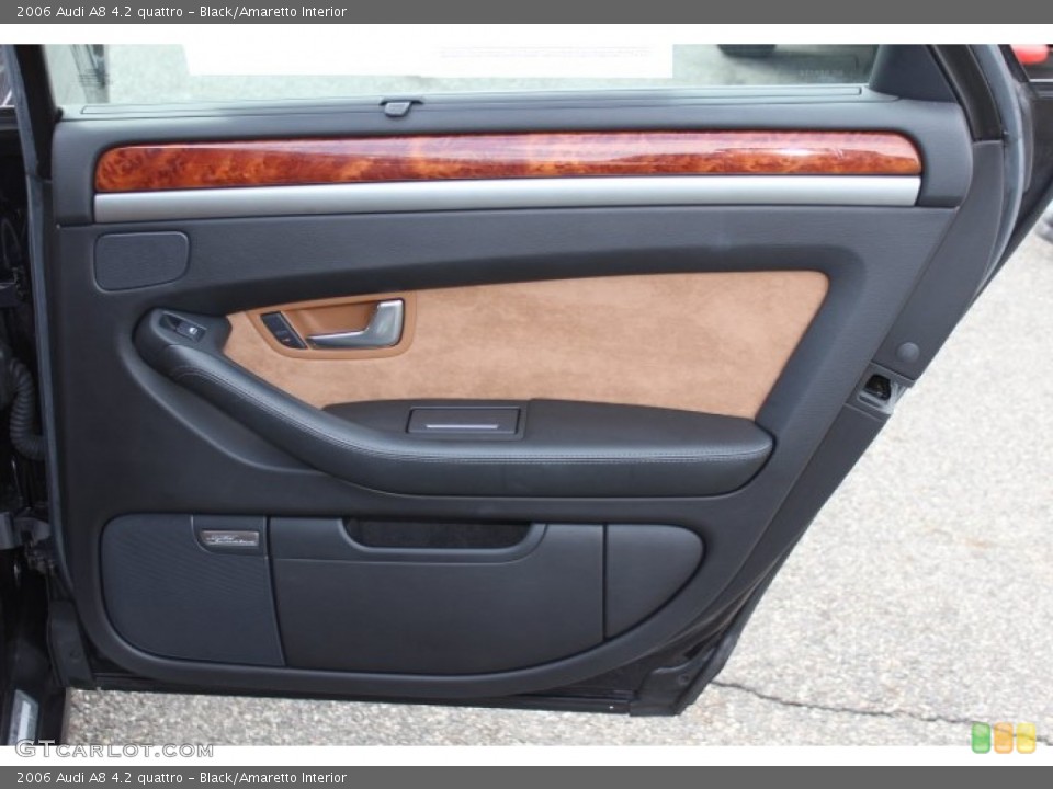 Black/Amaretto Interior Door Panel for the 2006 Audi A8 4.2 quattro #77537504