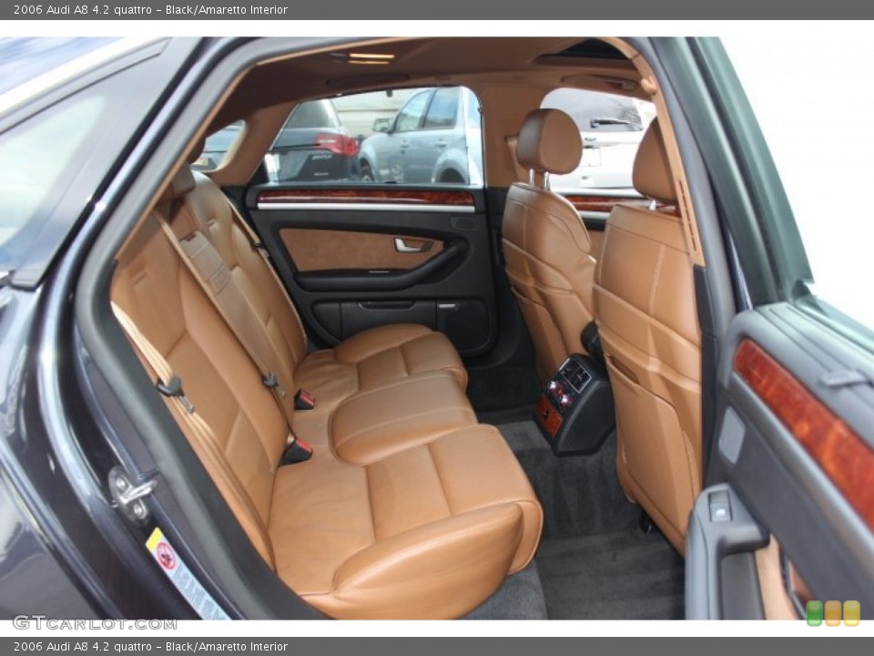 Black/Amaretto Interior Rear Seat for the 2006 Audi A8 4.2 quattro #77537525