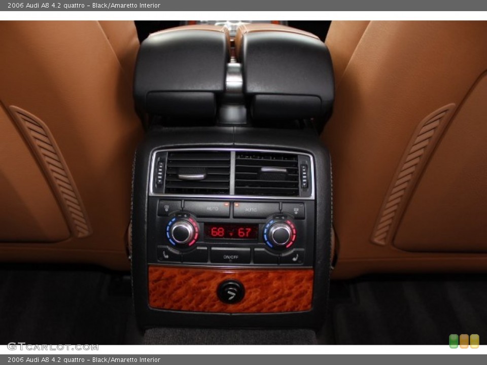 Black/Amaretto Interior Controls for the 2006 Audi A8 4.2 quattro #77537542