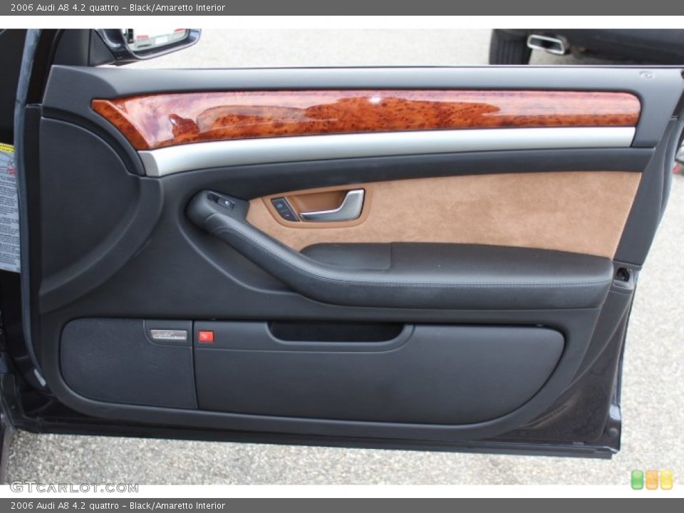 Black/Amaretto Interior Door Panel for the 2006 Audi A8 4.2 quattro #77537560