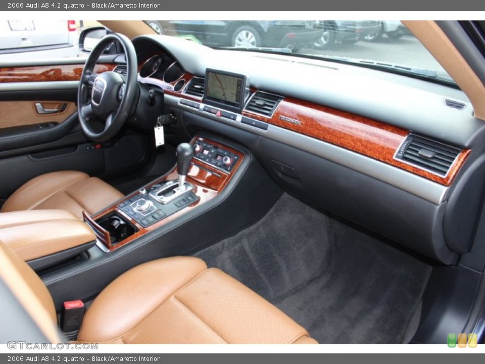 Black/Amaretto Interior Dashboard for the 2006 Audi A8 4.2 quattro #77537608