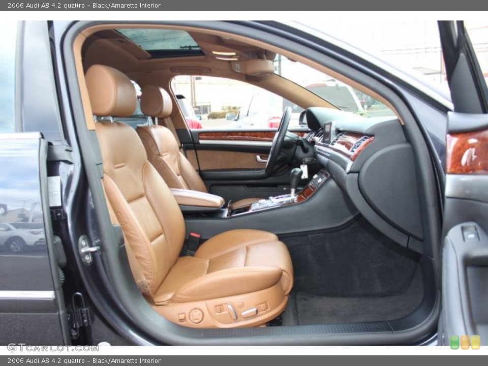 Black/Amaretto Interior Photo for the 2006 Audi A8 4.2 quattro #77537636