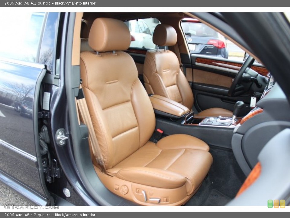 Black/Amaretto Interior Front Seat for the 2006 Audi A8 4.2 quattro #77537661