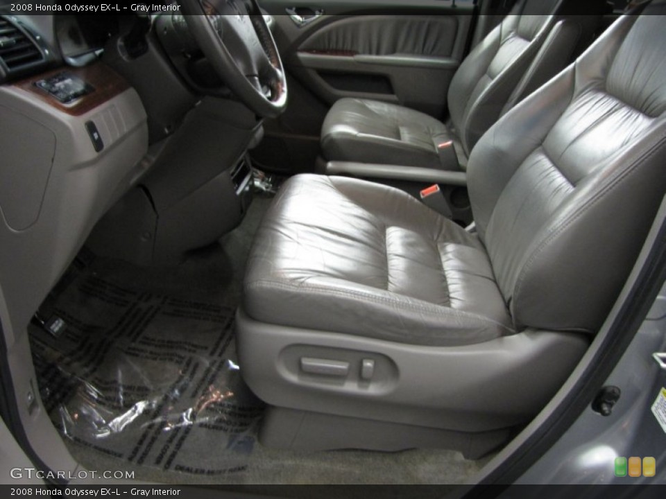 Gray Interior Front Seat for the 2008 Honda Odyssey EX-L #77538296