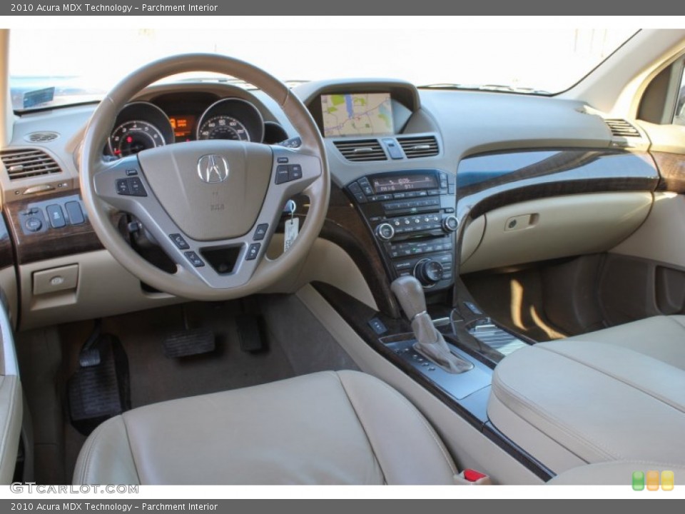 Parchment Interior Prime Interior for the 2010 Acura MDX Technology #77538903