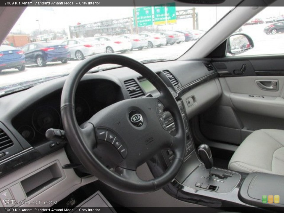 Gray Interior Dashboard for the 2009 Kia Amanti  #77539260