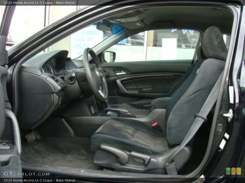 Black Interior Front Seat for the 2010 Honda Accord LX-S Coupe #77540092