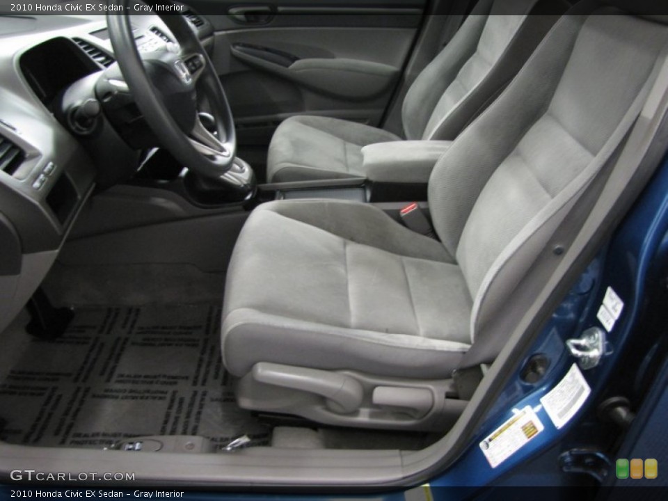Gray Interior Front Seat for the 2010 Honda Civic EX Sedan #77540804