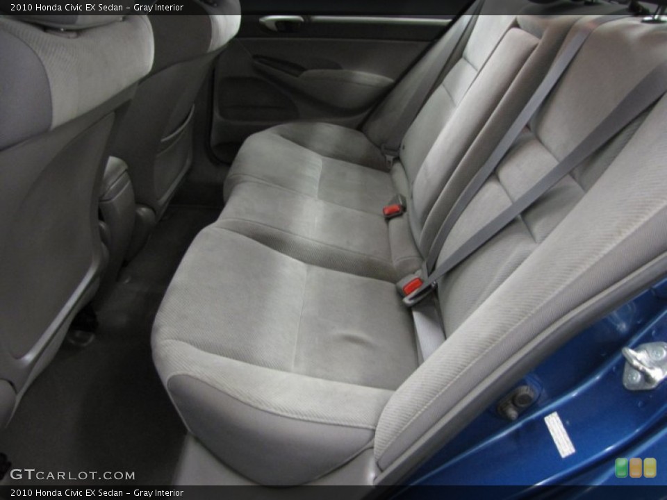 Gray Interior Rear Seat for the 2010 Honda Civic EX Sedan #77540826