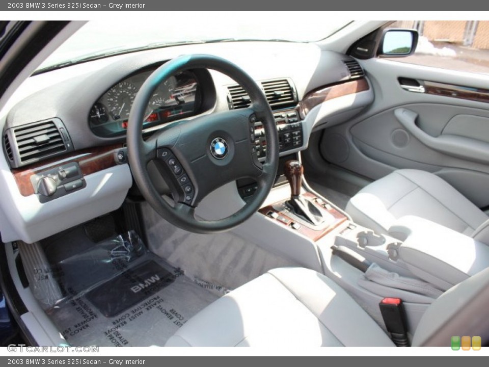Grey Interior Prime Interior for the 2003 BMW 3 Series 325i Sedan #77542428