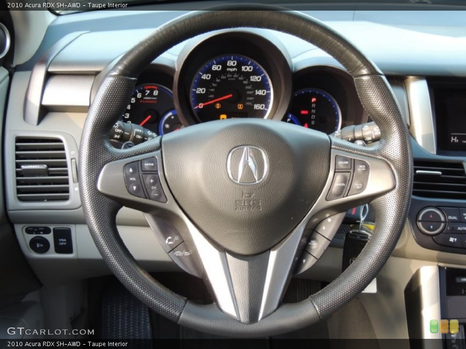 Taupe Interior Steering Wheel for the 2010 Acura RDX SH-AWD #77542556