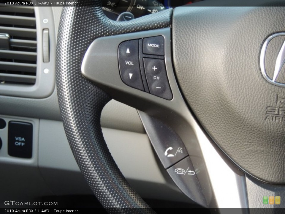 Taupe Interior Controls for the 2010 Acura RDX SH-AWD #77542583
