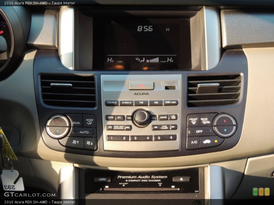 Taupe Interior Controls for the 2010 Acura RDX SH-AWD #77542651